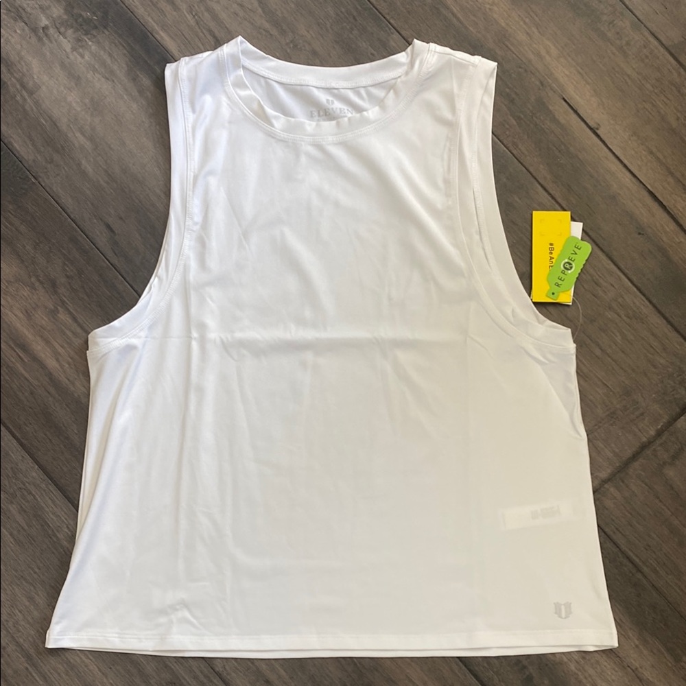 EleVen by Venus Williams White Tank Top